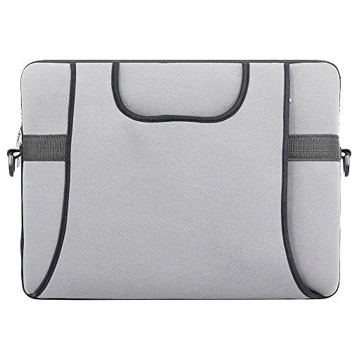 15.6 Inch Laptop Bag, Armor Wear Shockproof Neoprene Sleeve Shoulder Bag With Two Side Pockets