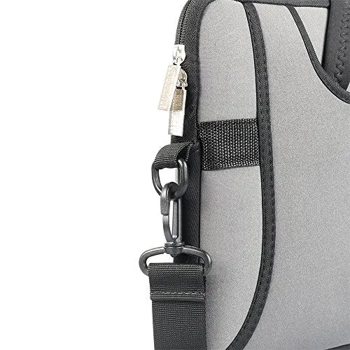 15.6 Inch Laptop Bag, Armor Wear Shockproof Neoprene Sleeve Shoulder Bag With Two Side Pockets