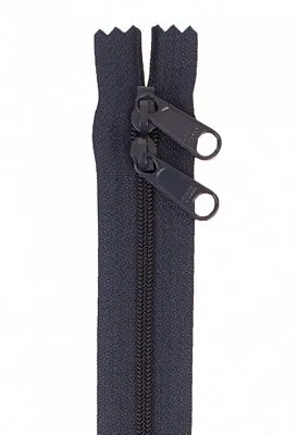 30" Double-Slide Handbag Zippers