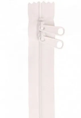 30" Double-Slide Handbag Zippers