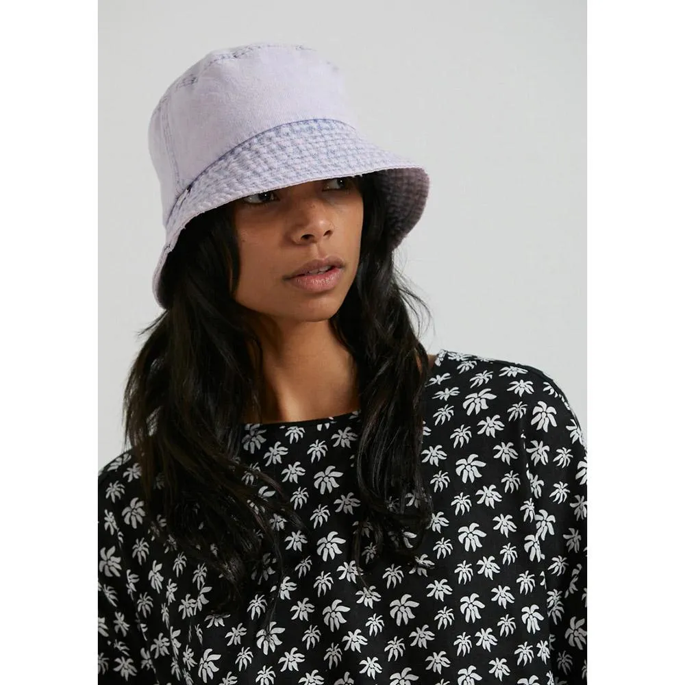 Afends Zelly Hemp Denim Bucket Hat