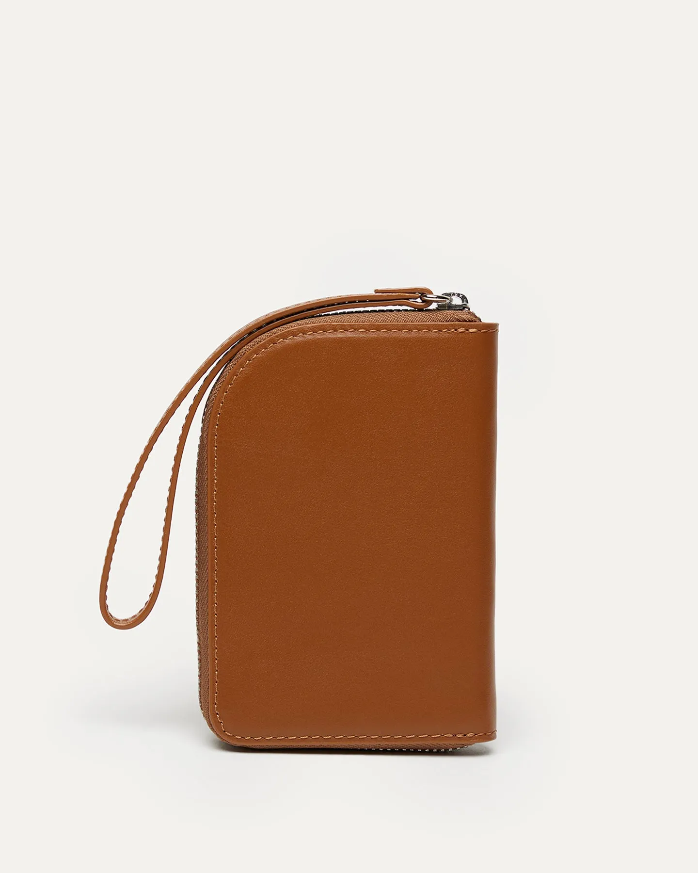 Arch Smooth Leather Zip Wallet