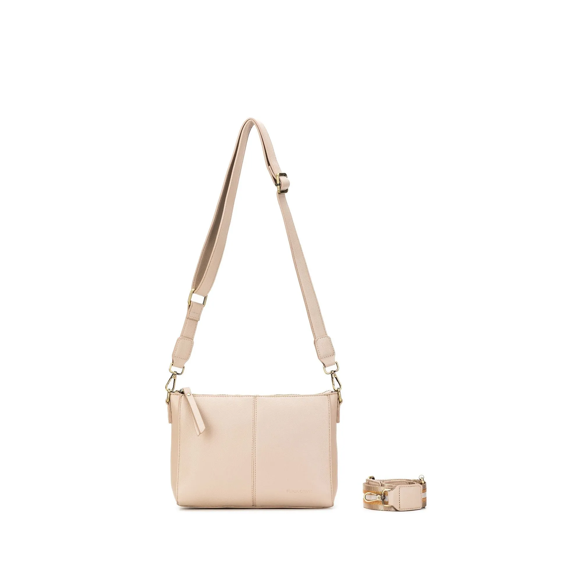 Aspen Oatmeal Crossbody Bag