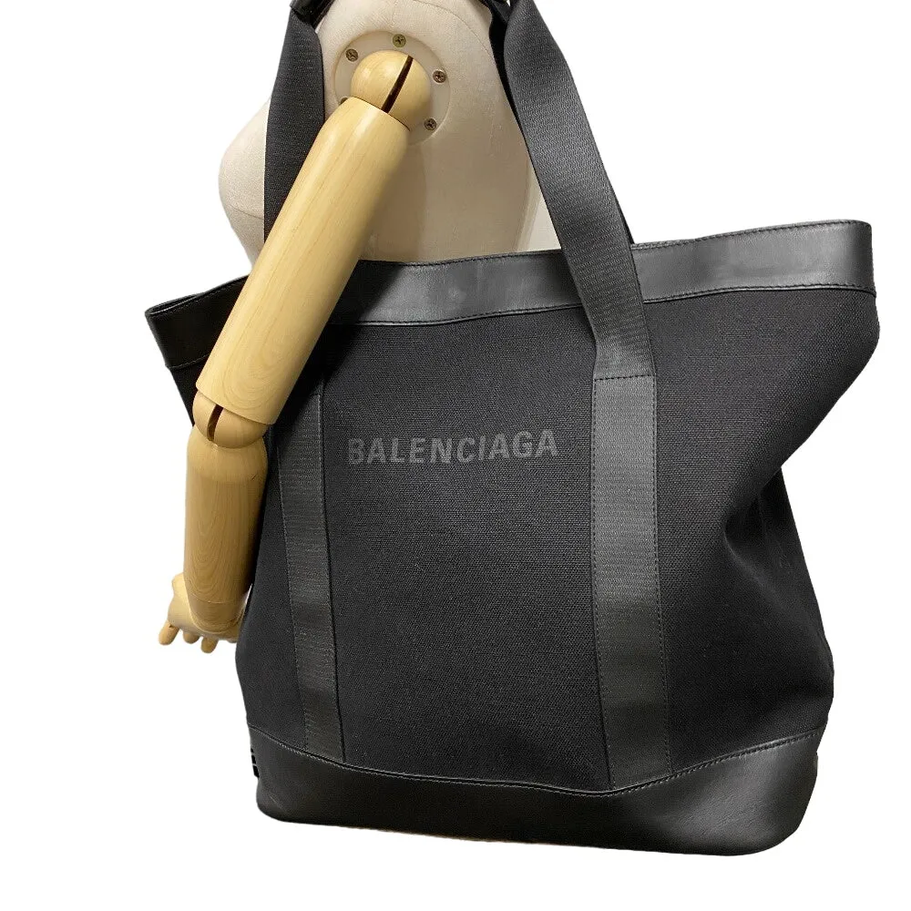 BALENCIAGA Tote Bag 374767 Canvas, Leather black Neighbor Tote unisex(Unisex)