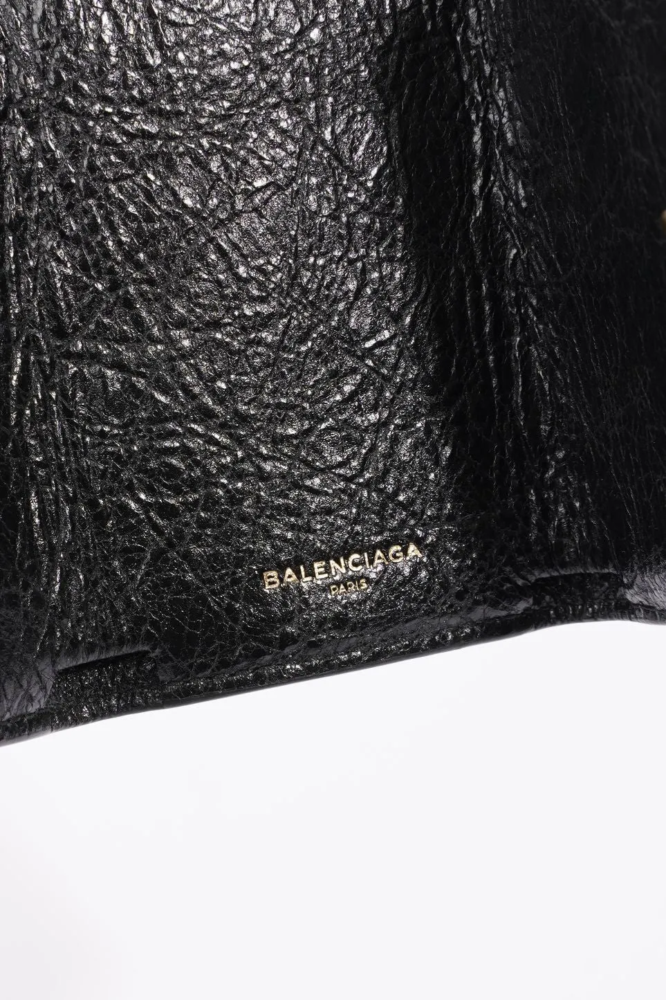 Balenciaga Womens Paper Wallet Multicoloured Leather