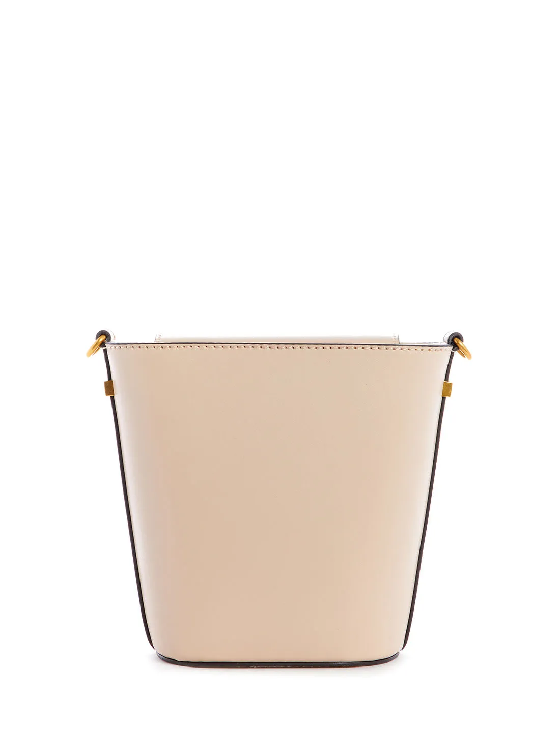 Beige Hensely Crossbody Bucket Bag