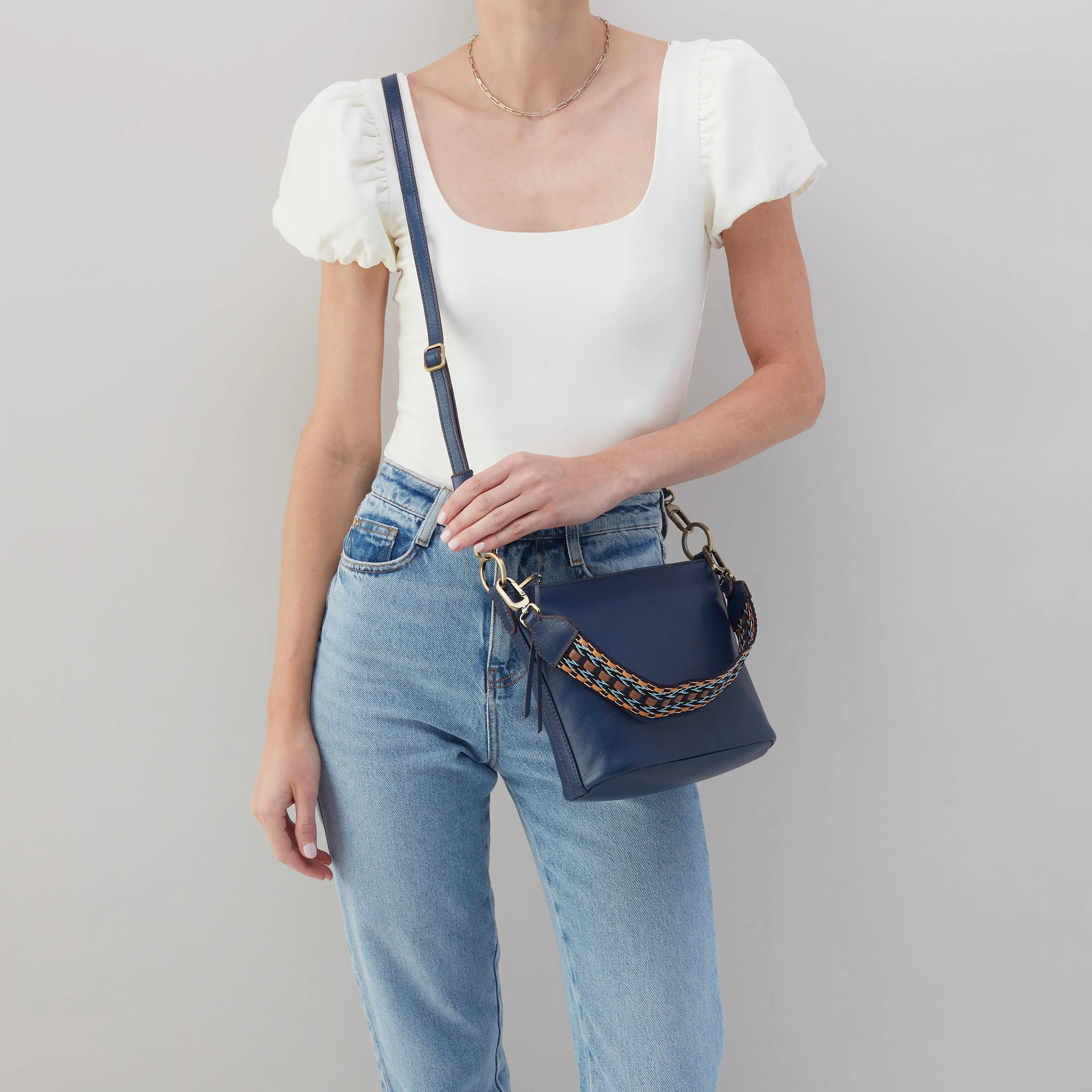 BELLE CONVERTIBLE SHOULDER NAVY