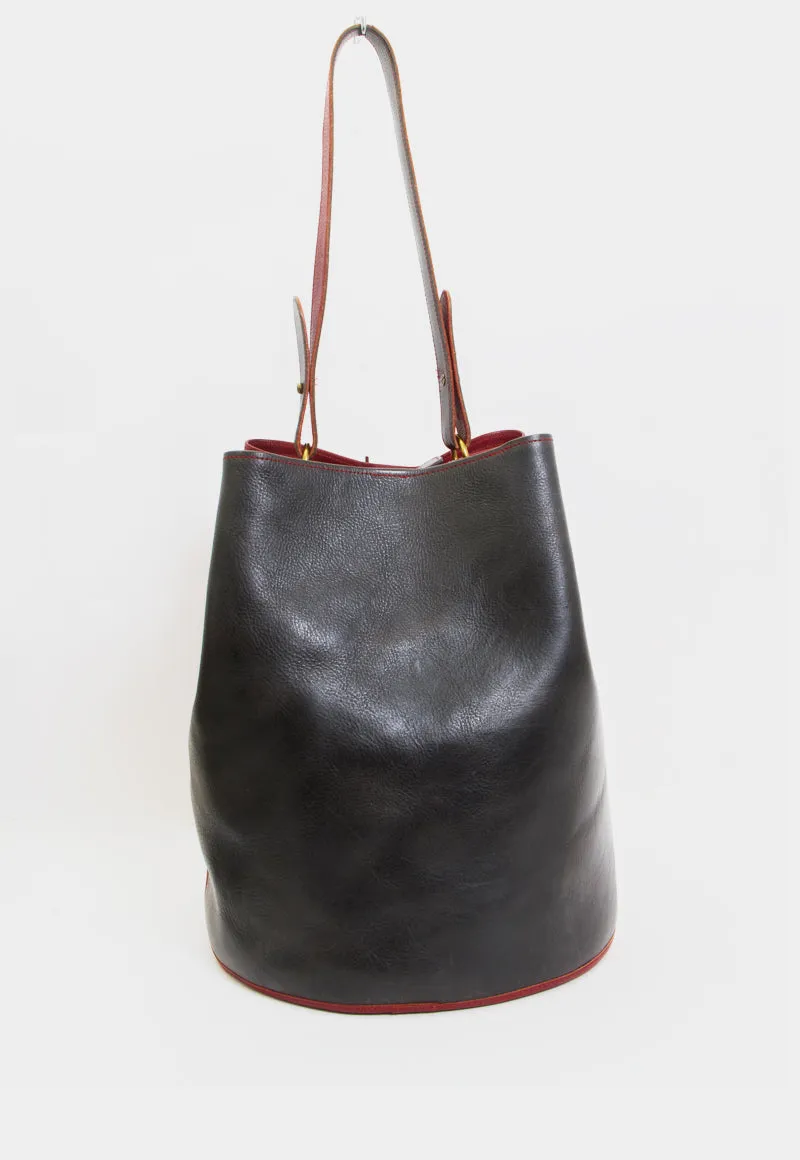 BICOLOR BUCKET BAG