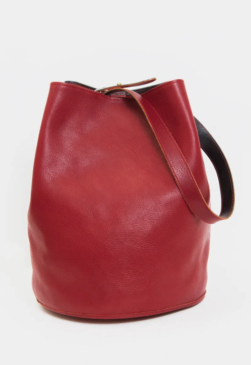 BICOLOR BUCKET BAG