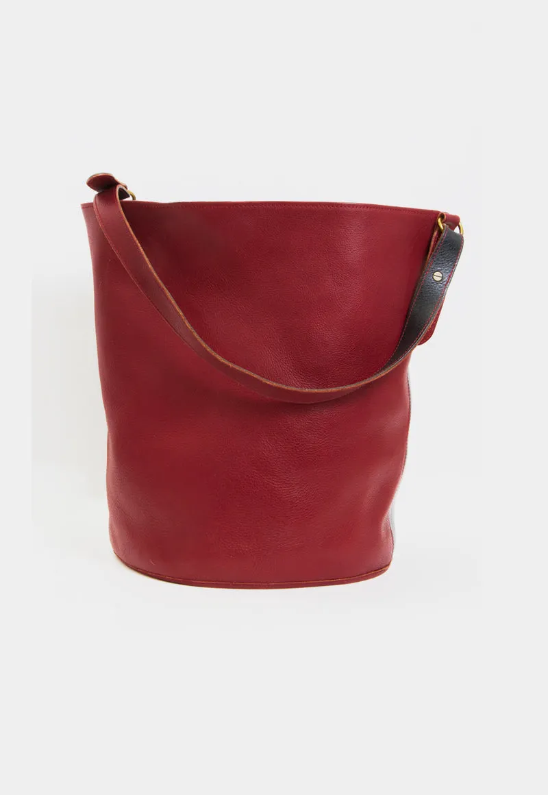 BICOLOR BUCKET BAG