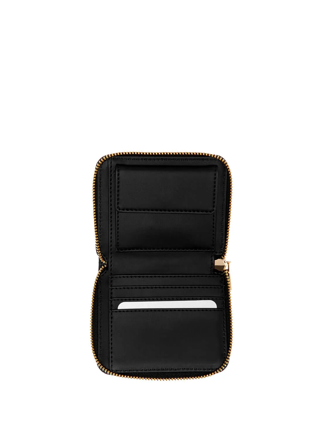 Black Giully Small Zip Wallet