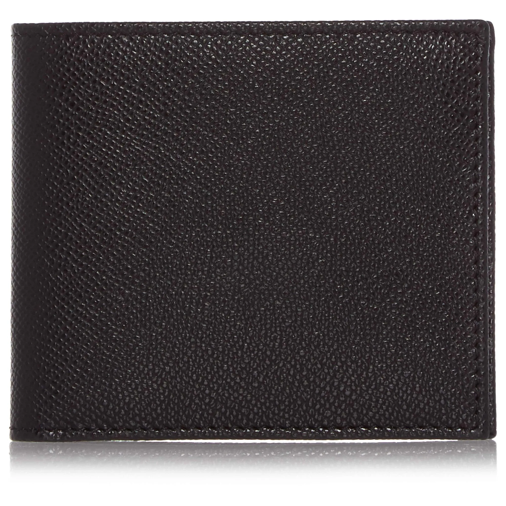 Black Leather Eight Card Wallet