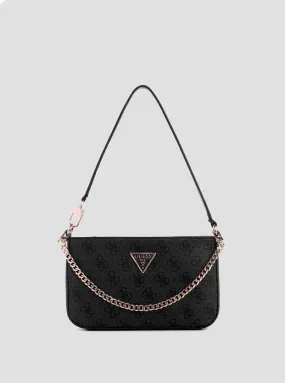 Black Logo Noelle Mini Shoulder Bag