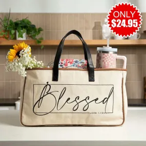 Blessed Canvas Tote Bag - 24.95