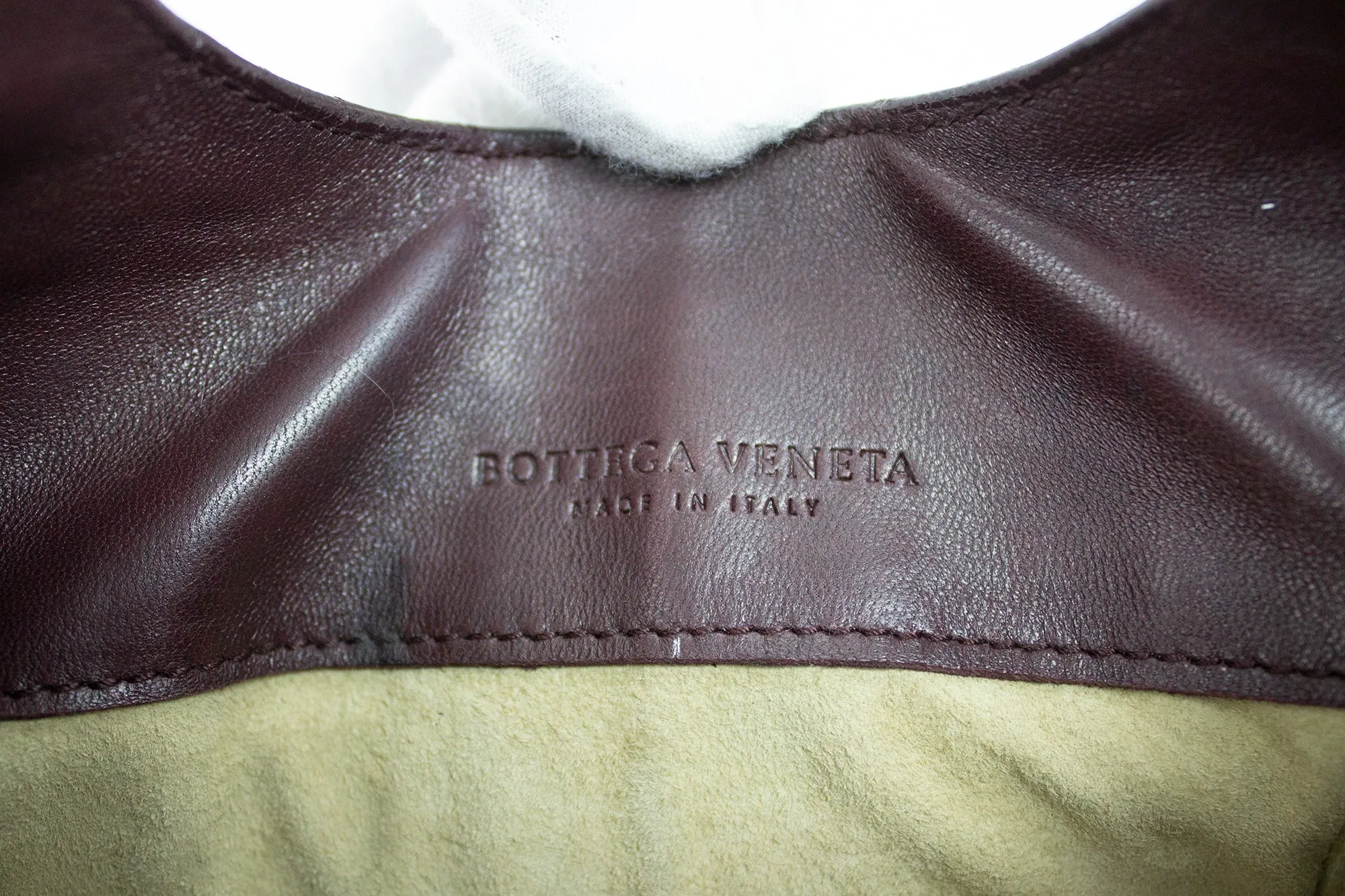 Bottega Veneta burgundy Crocodile Handbag (PREOWNED)