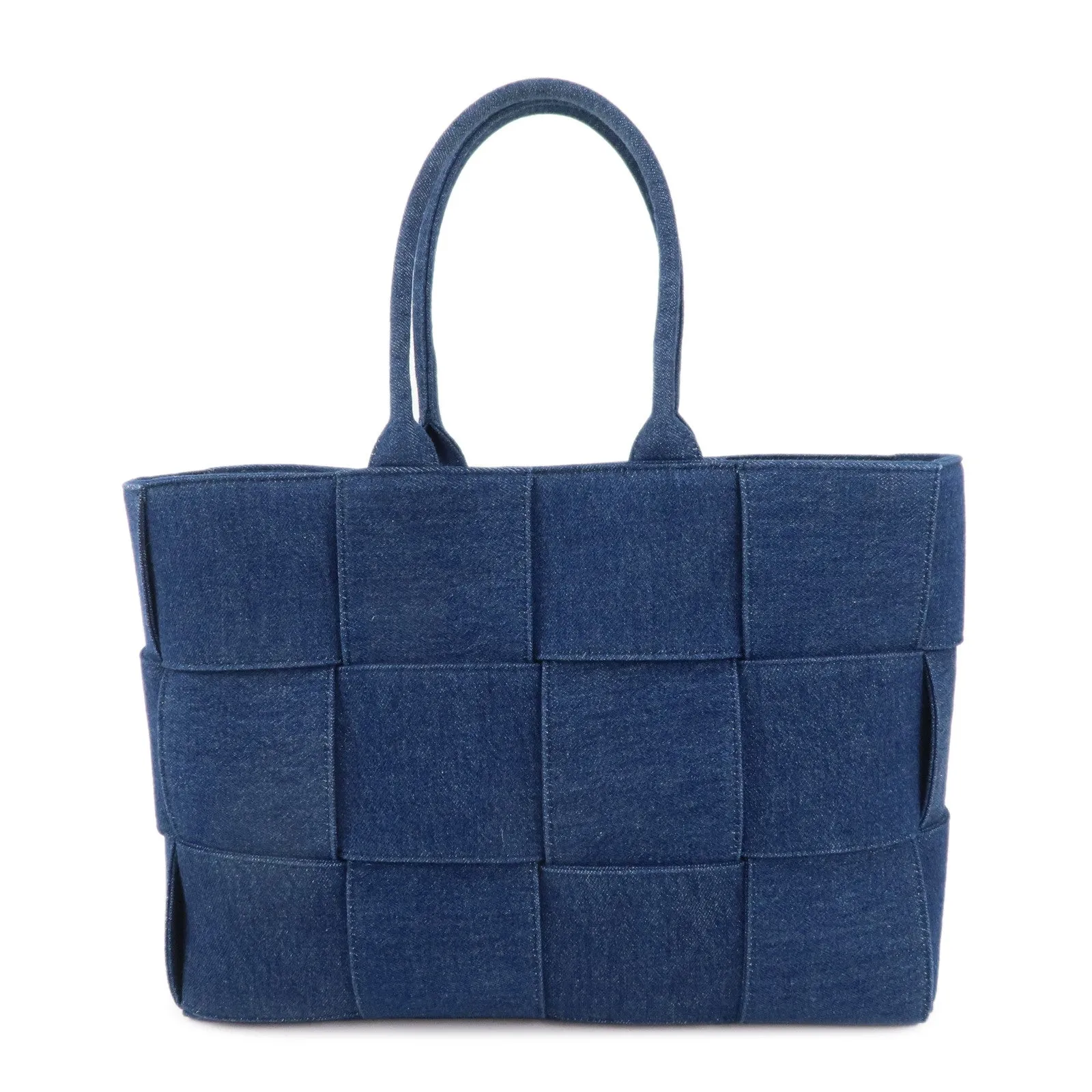 BOTTEGA VENETA Denim Arco Tote Bag Shoulder Bag Blue