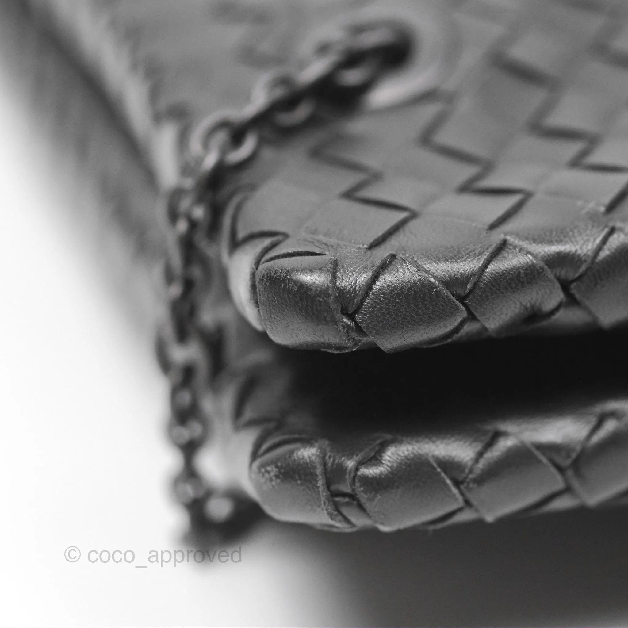 Bottega Veneta Shoulder Bag Black So Black Hardware