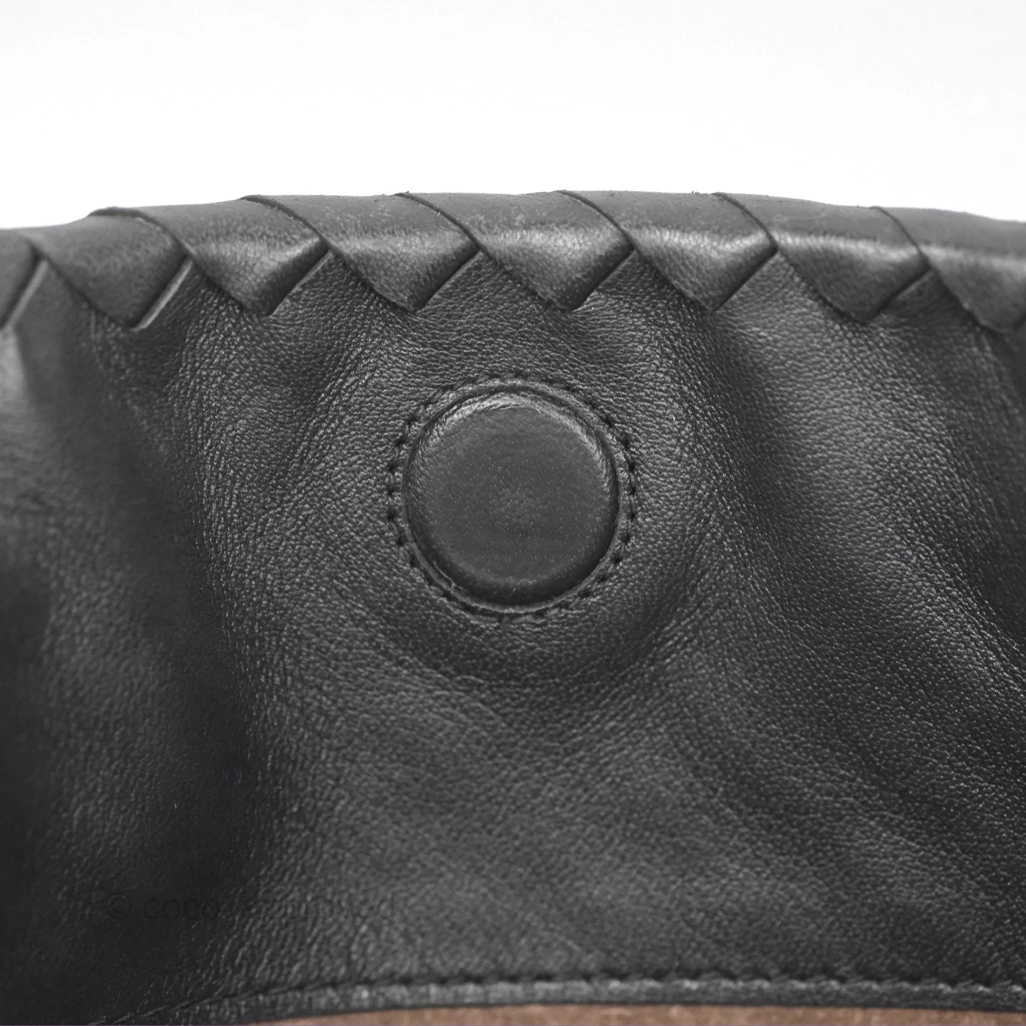 Bottega Veneta Shoulder Bag Black So Black Hardware