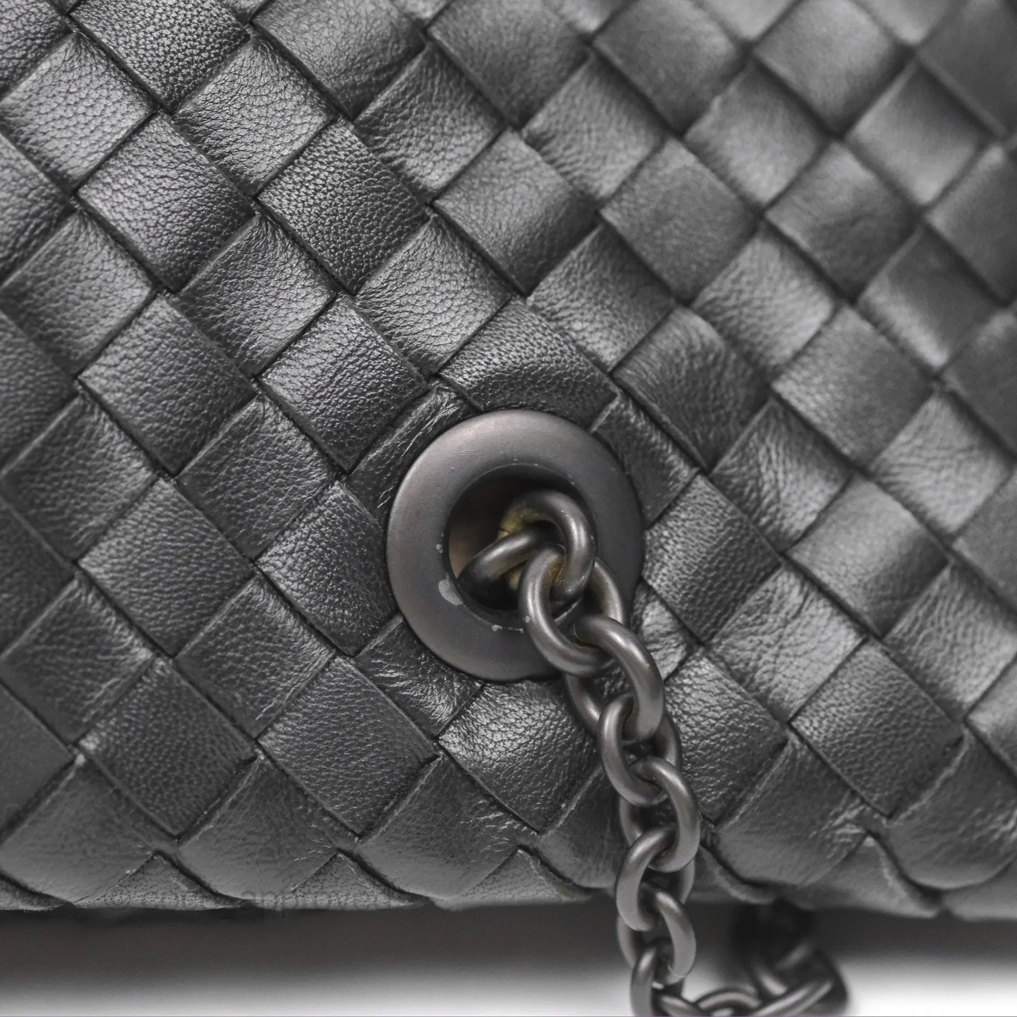 Bottega Veneta Shoulder Bag Black So Black Hardware