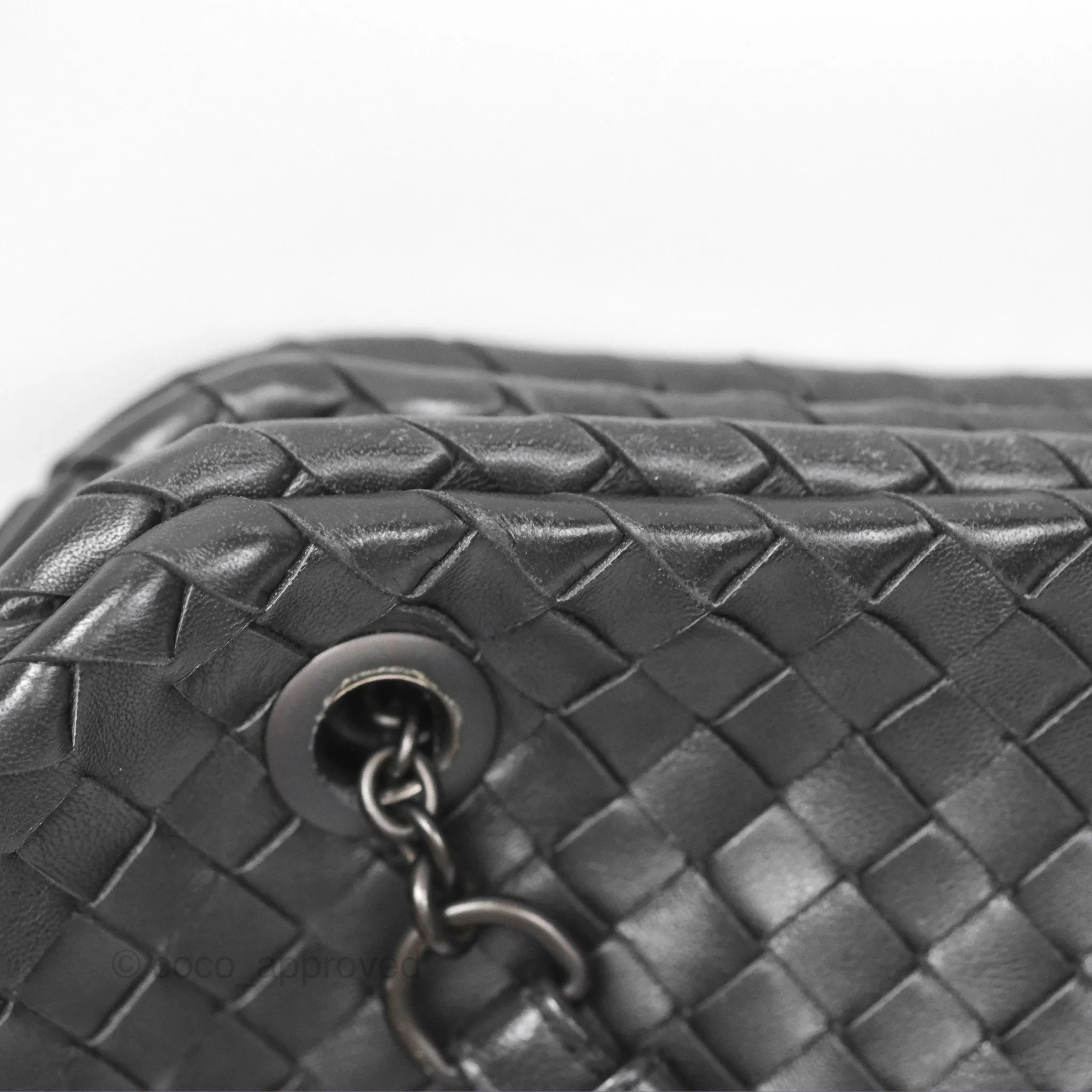 Bottega Veneta Shoulder Bag Black So Black Hardware