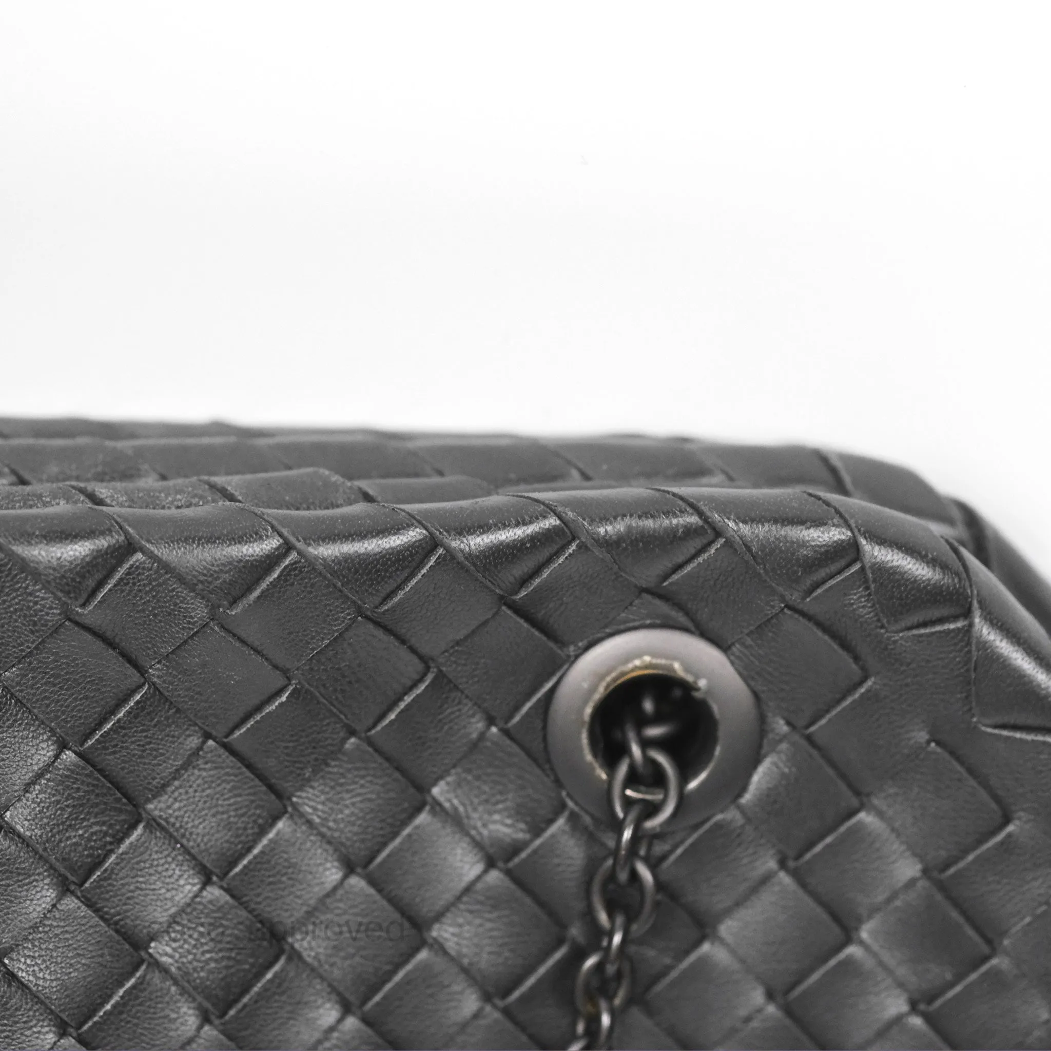 Bottega Veneta Shoulder Bag Black So Black Hardware