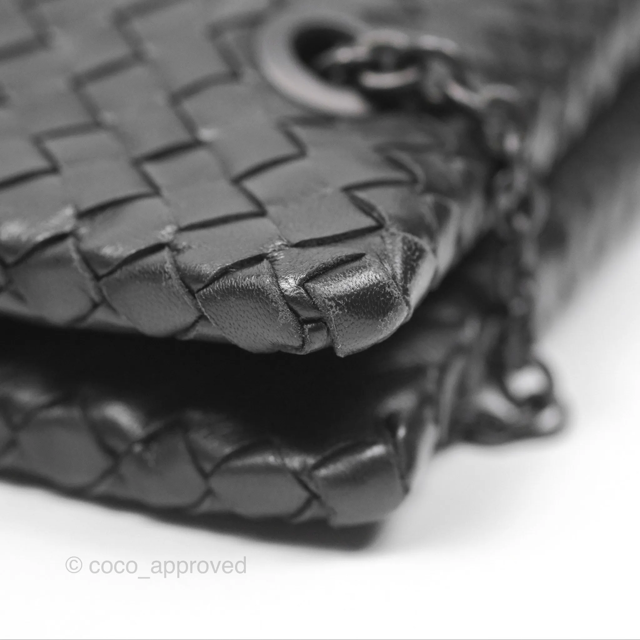 Bottega Veneta Shoulder Bag Black So Black Hardware