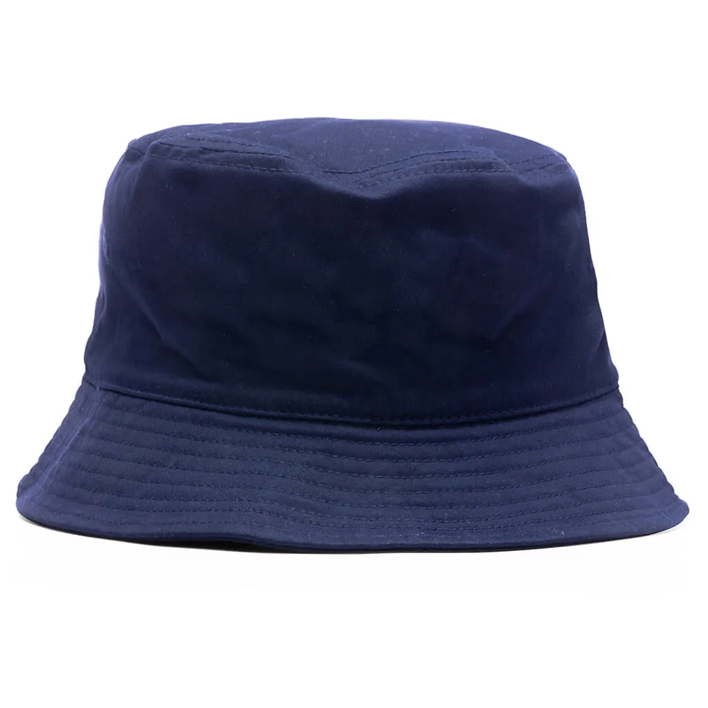 Brushed Big Basic Bucket Hat - Navy