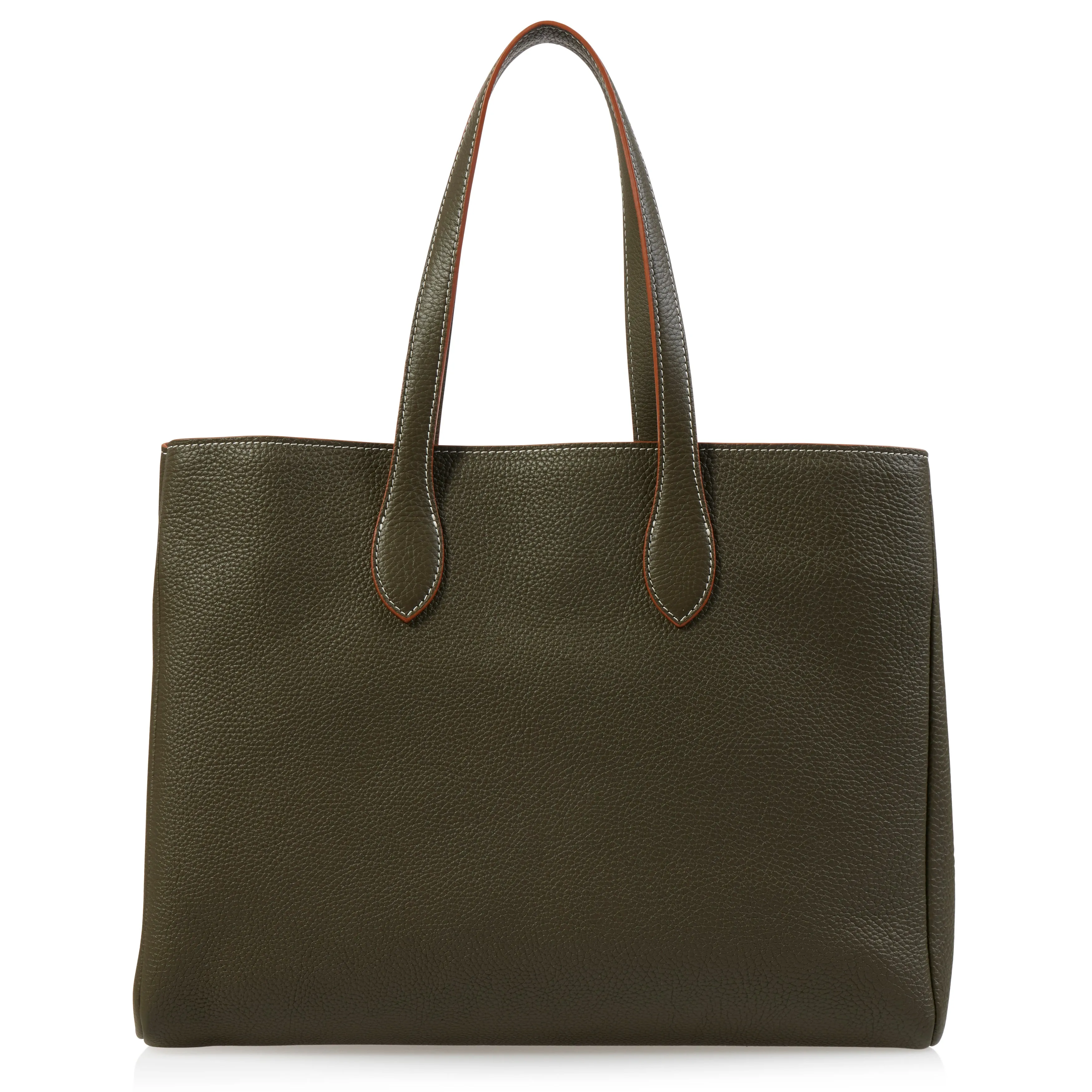 Bull Leather Tote Bag - Medium