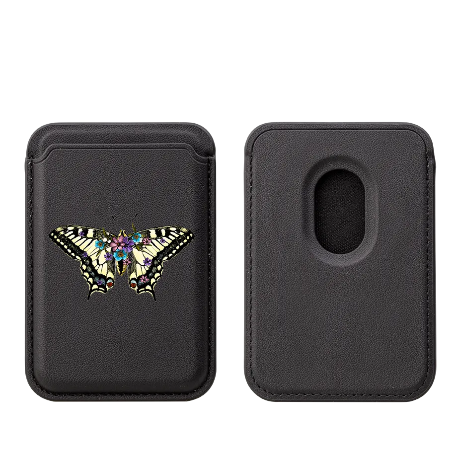 Butterfly IV MagSafe Wallet- Black