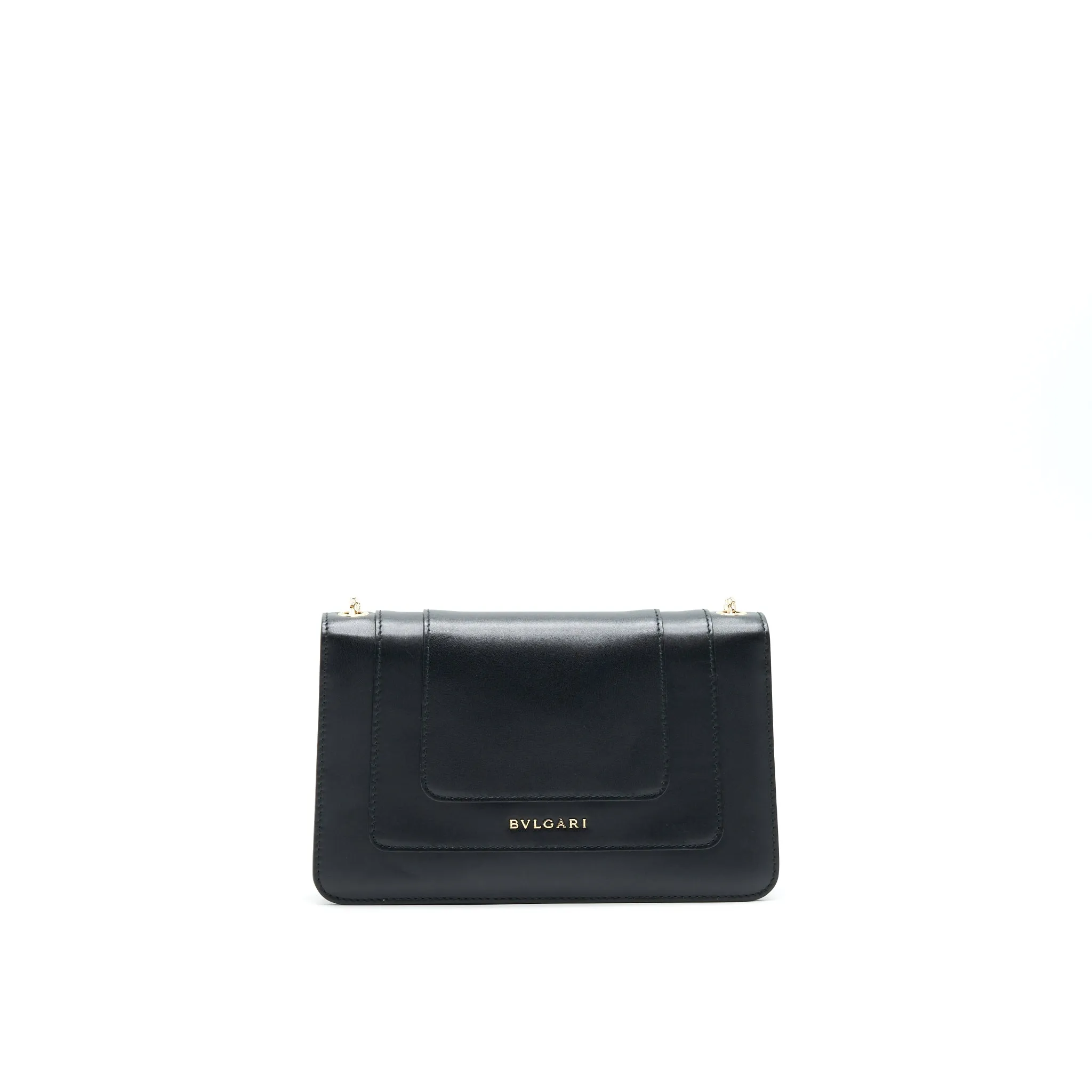 BVLGARI SERPENTI FOREVER SHOULDER BAG BLACK