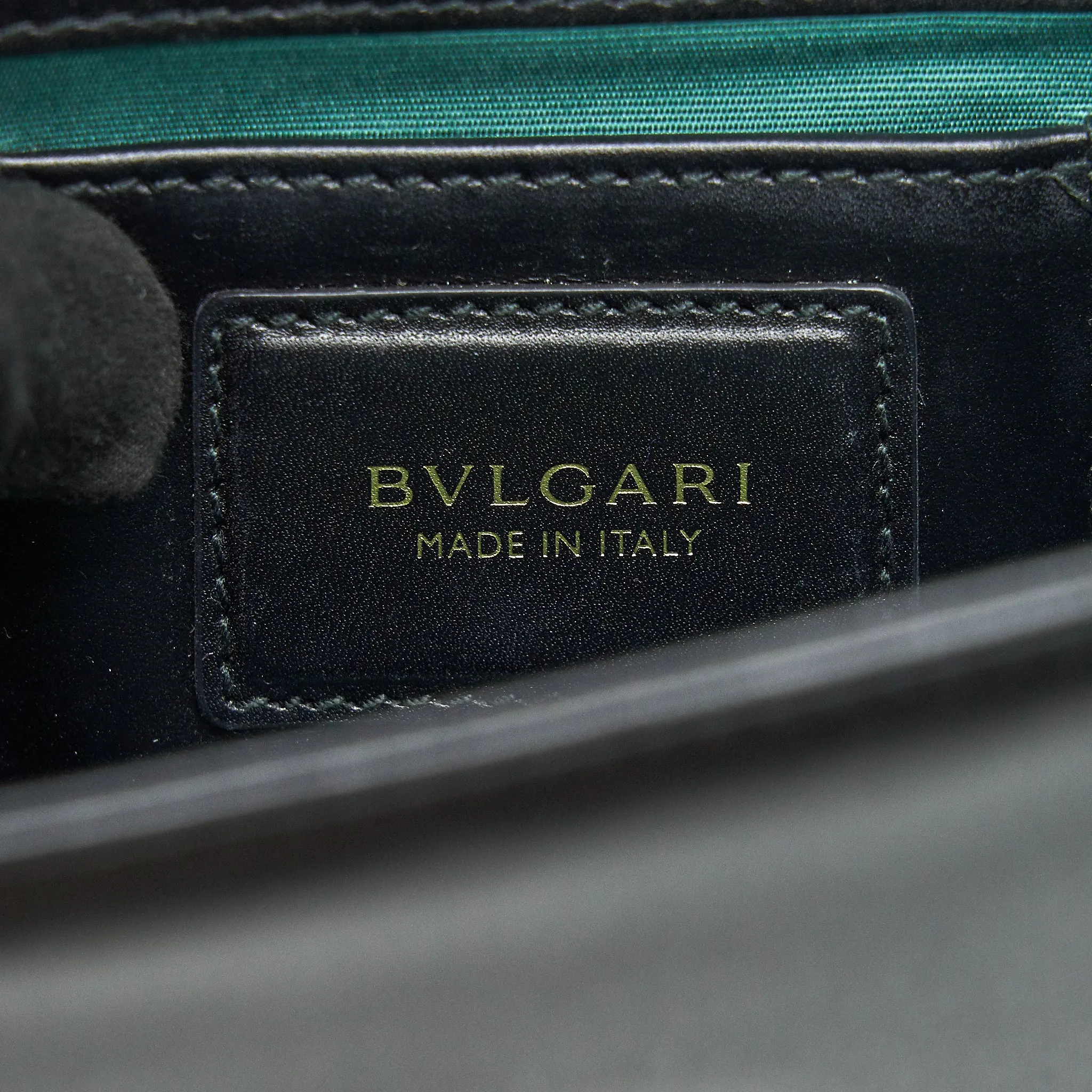 BVLGARI SERPENTI FOREVER SHOULDER BAG BLACK