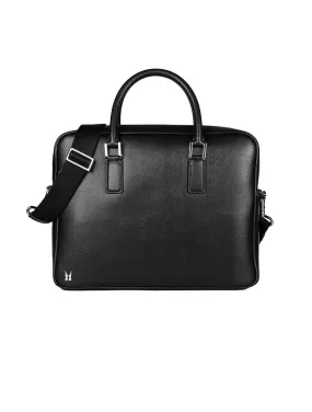 Calfskin Laptop Bag Black