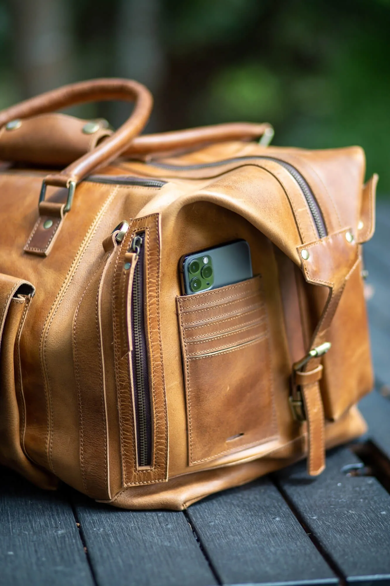 Cali Leather Weekend Bag