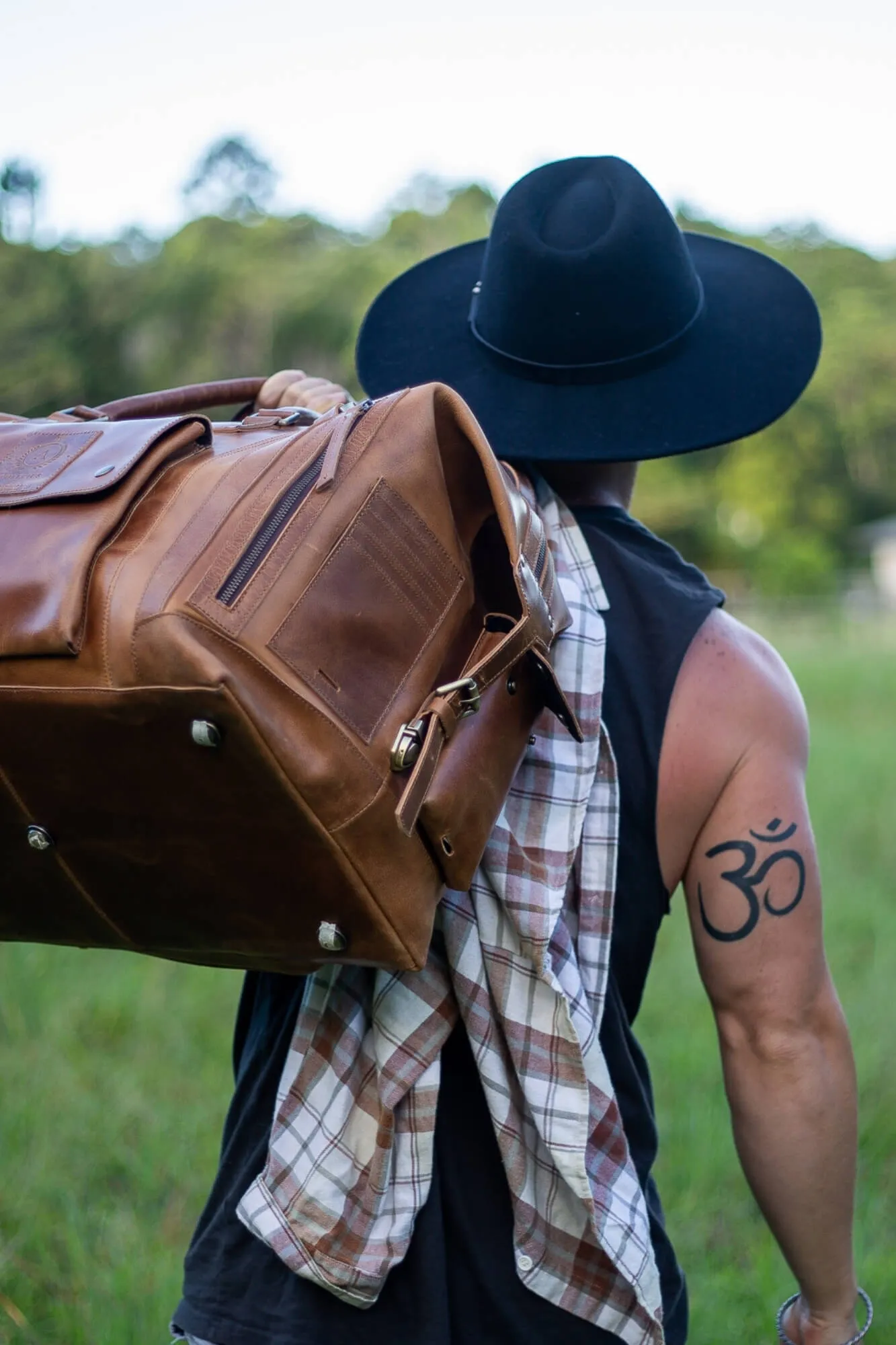 Cali Leather Weekend Bag