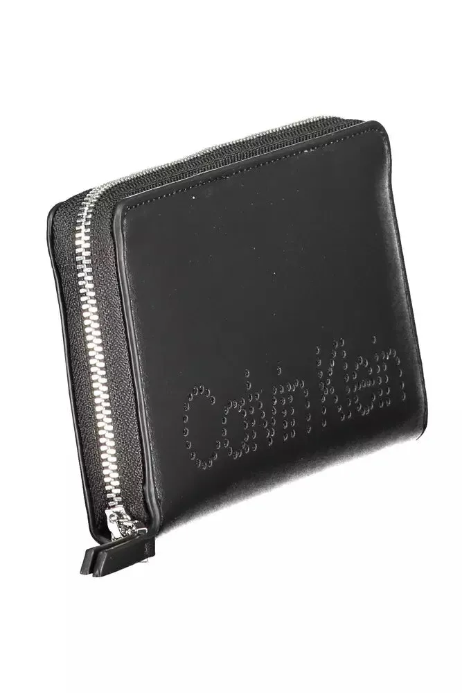 Calvin Klein Elegant Black Wallet with RFID Block & Coin Purse