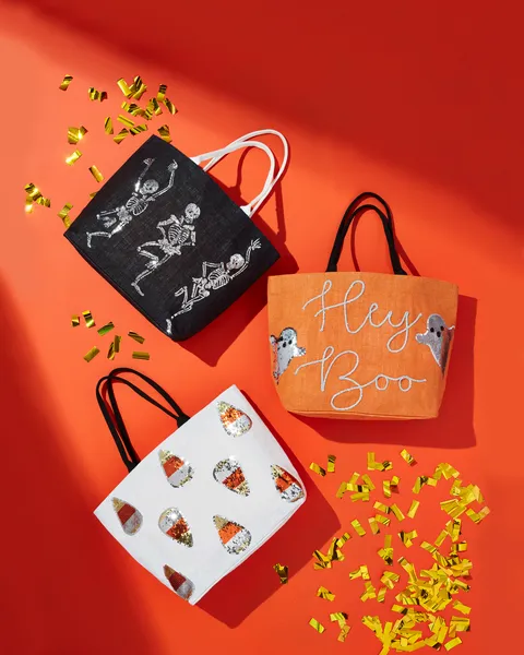 Candy Corn Sparkle Tote