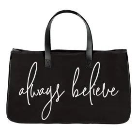 Canvas Tote - Always Believe