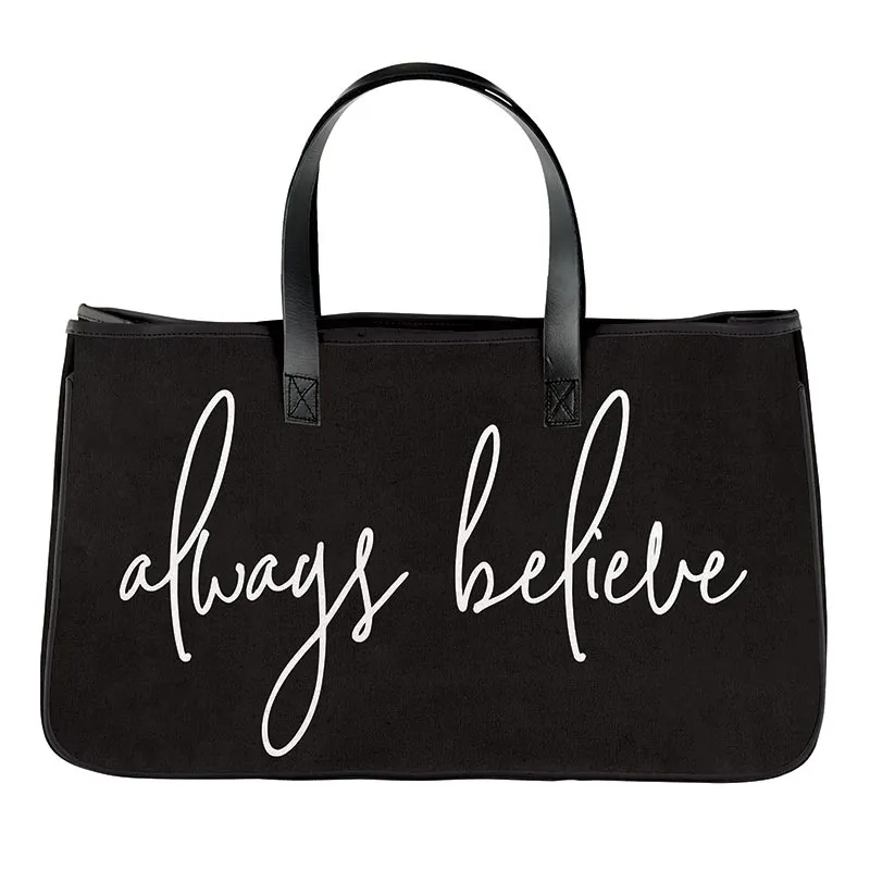 Canvas Tote - Always Believe