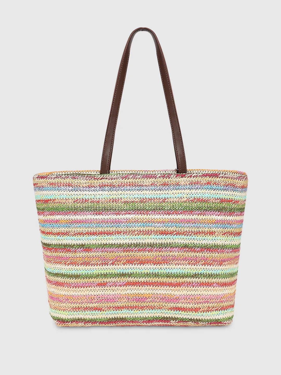 Caprese Emily In Paris Printed Tote Handbag Pastel