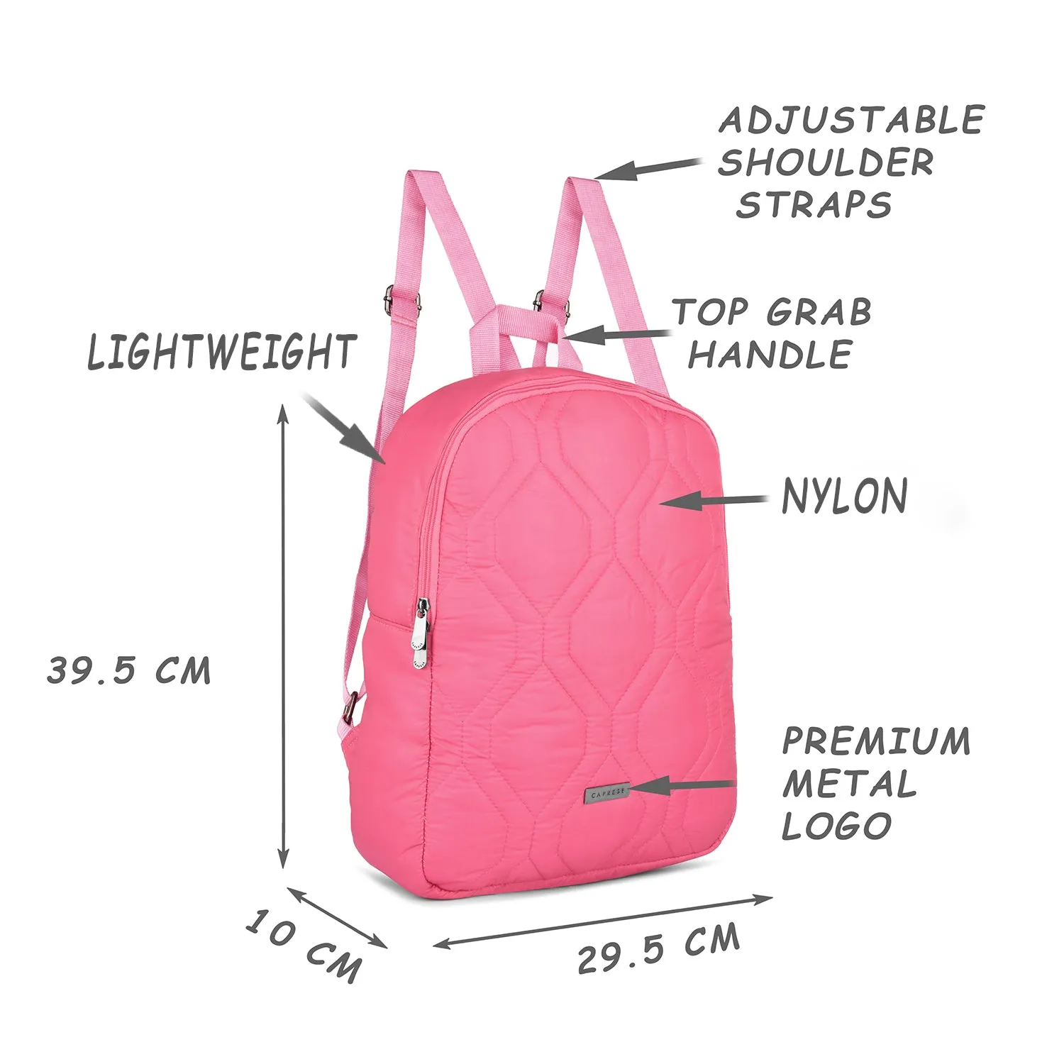 Caprese Mars Backpack Large Fuchsia