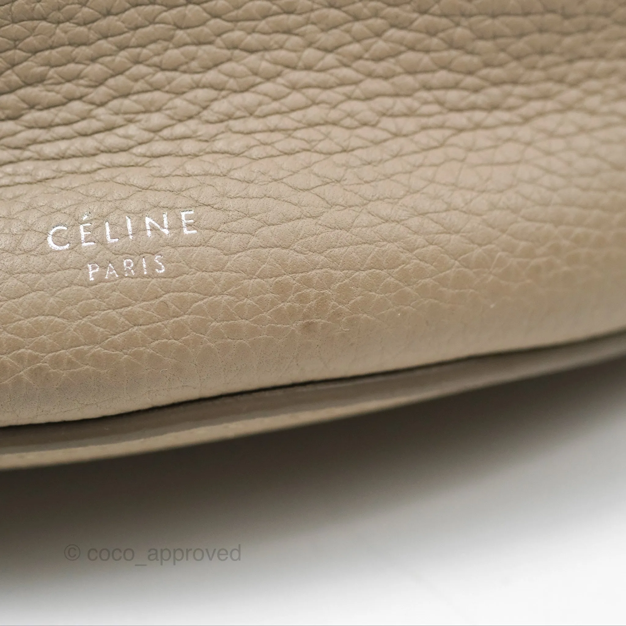 Celine Big Bag Bucket Light Taupe Grained Calfskin