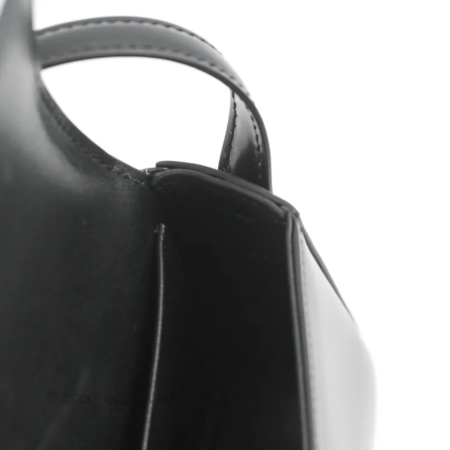 Celine Triomphe Shoulder Bag Black Calfskin