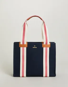 Charlie Tote in Navy Spartina