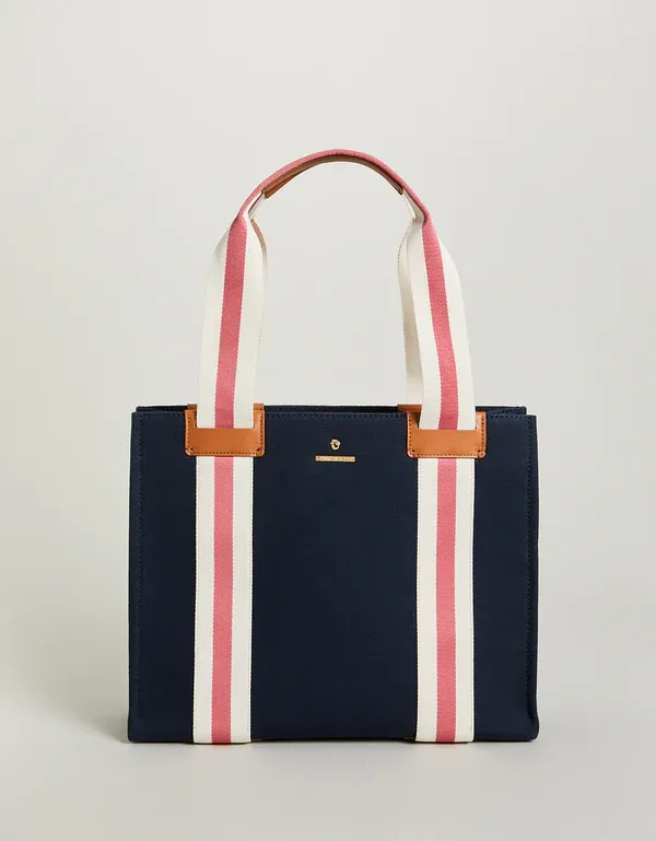 Charlie Tote in Navy Spartina