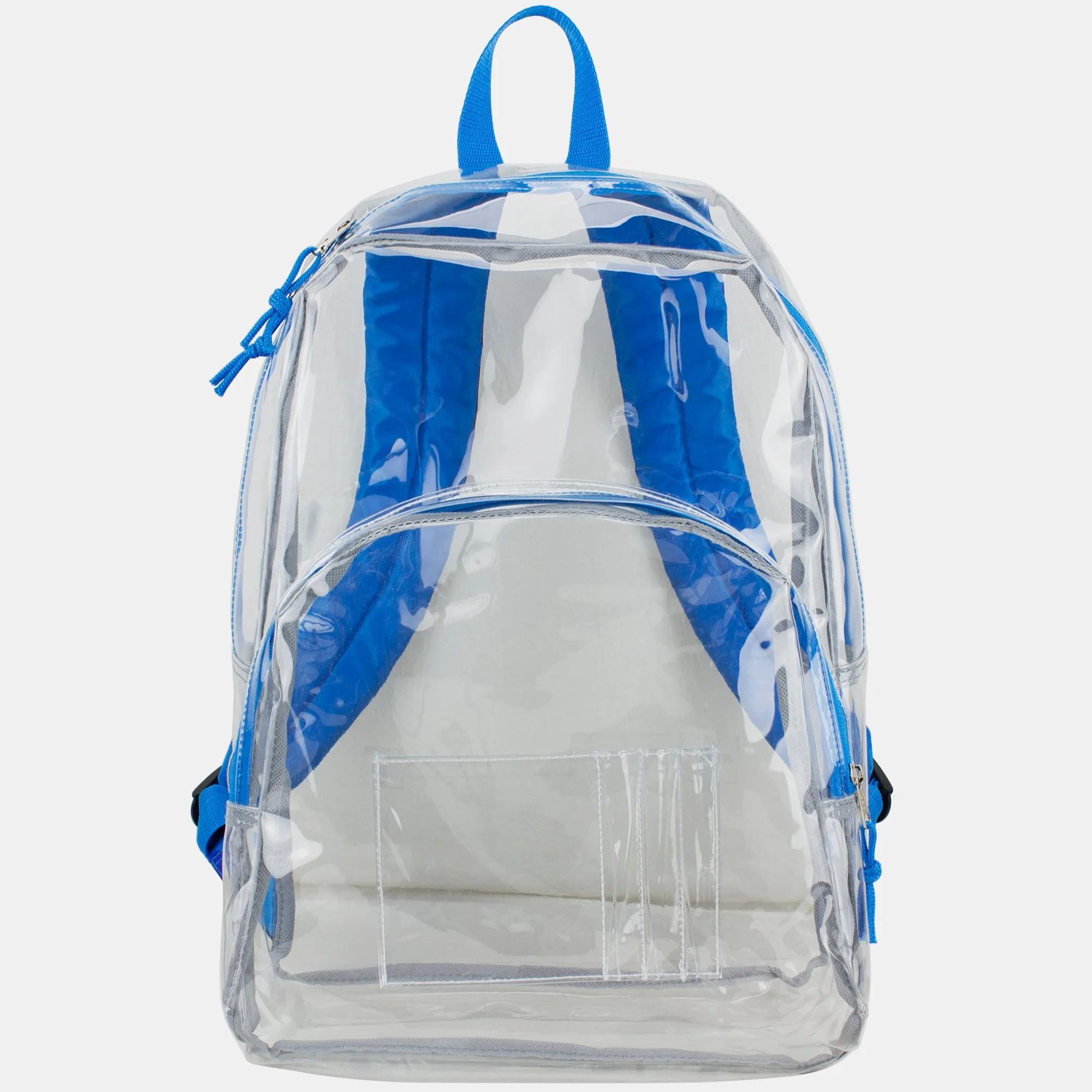 Clear Backpack with Printed Straps