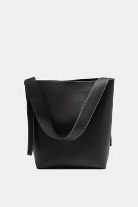 Contrast Stitch Hobo Bag