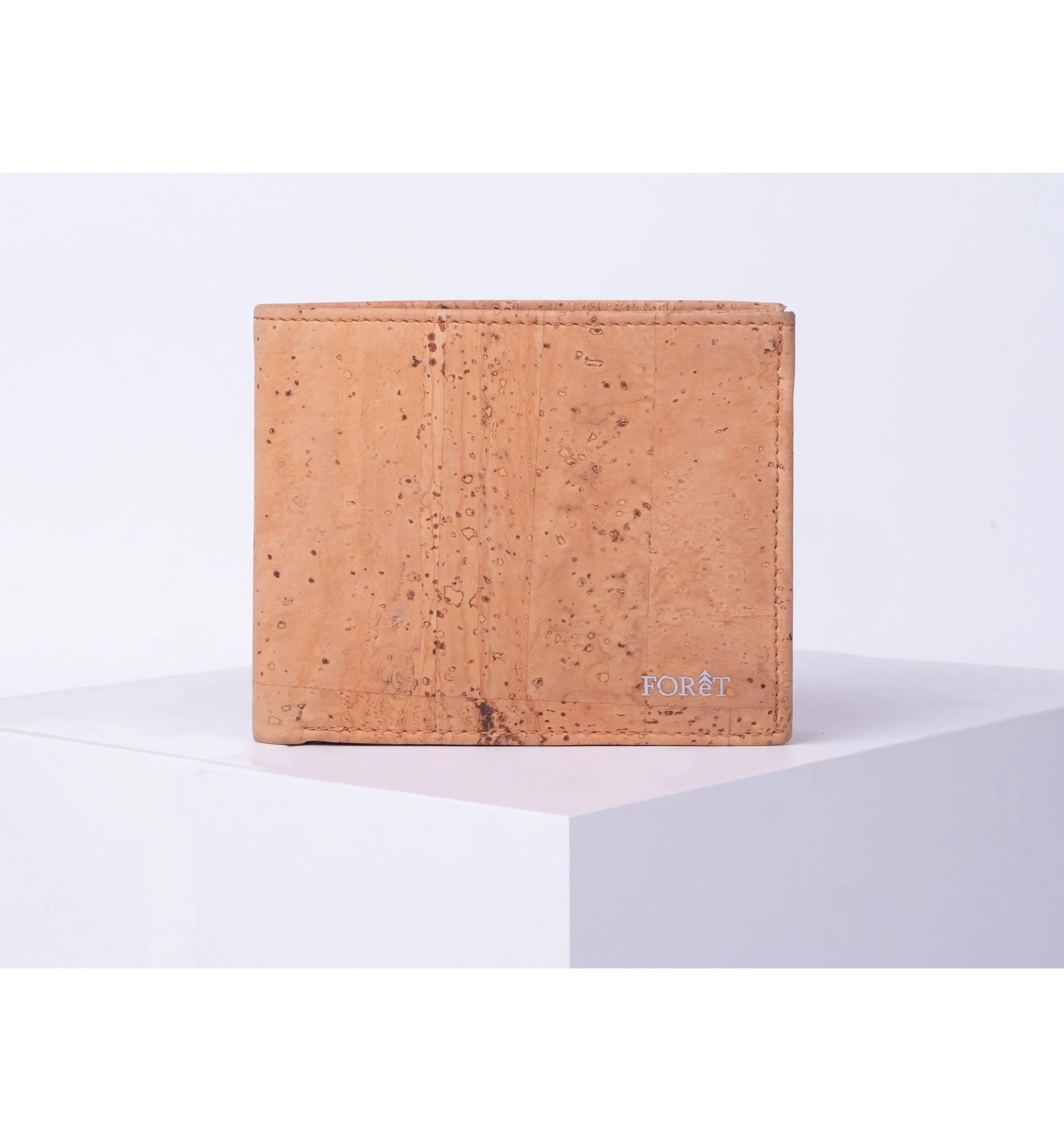 Cork Natural Wood  Men's Card Wallet