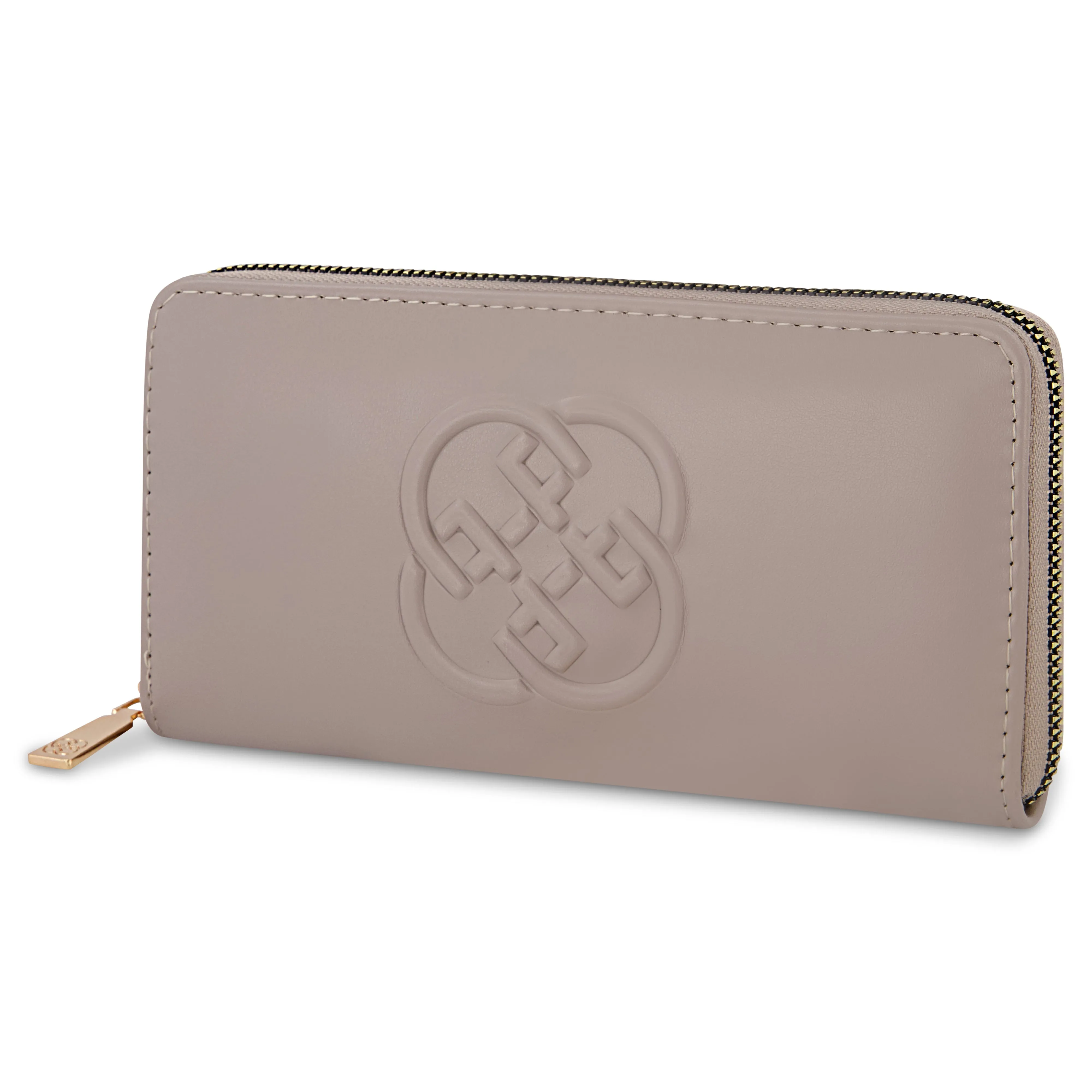 Daisy Fuentes Women's Long Wallet Zip Around Closure, Ladies Clutch Travel Purse with Debossed Logo