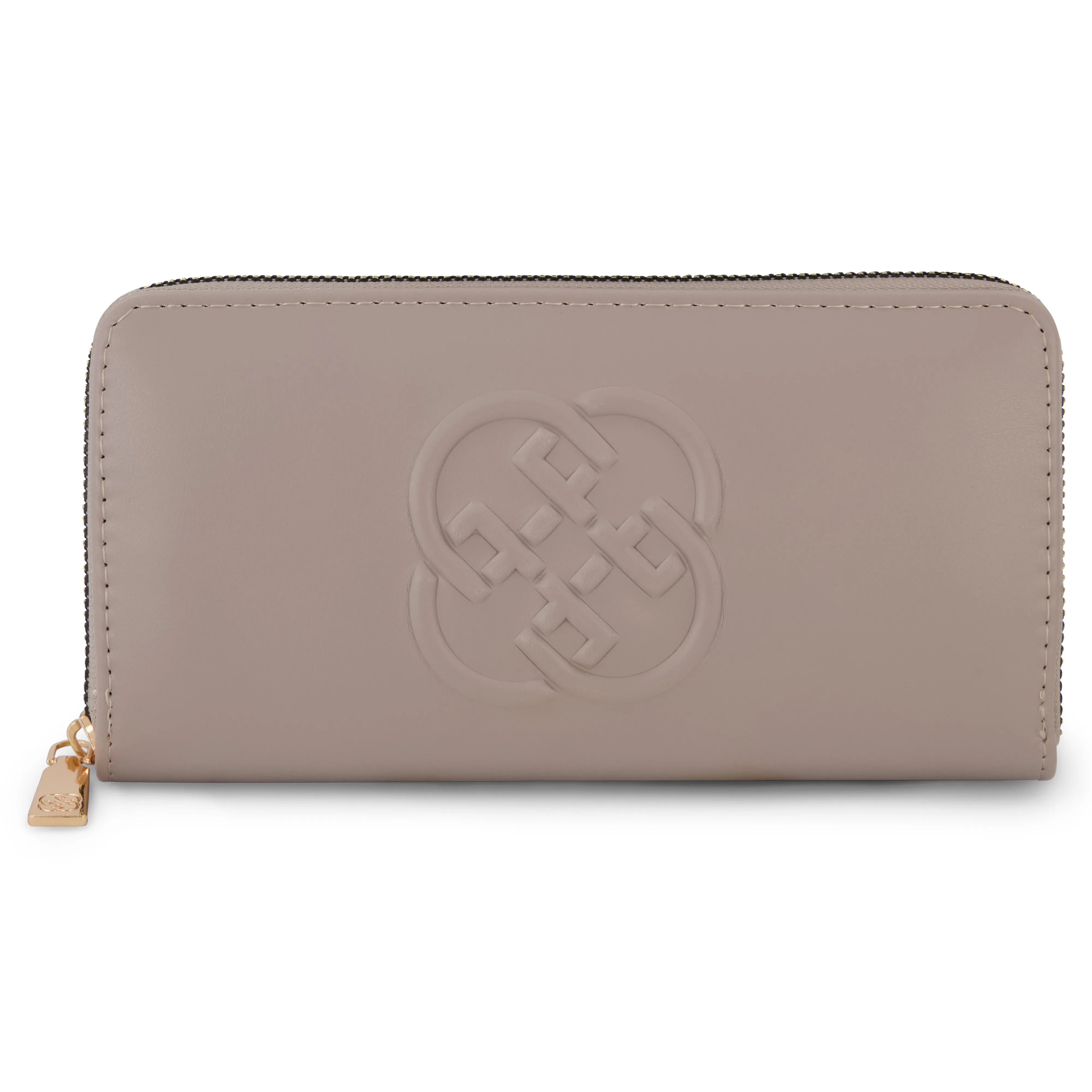 Daisy Fuentes Women's Long Wallet Zip Around Closure, Ladies Clutch Travel Purse with Debossed Logo