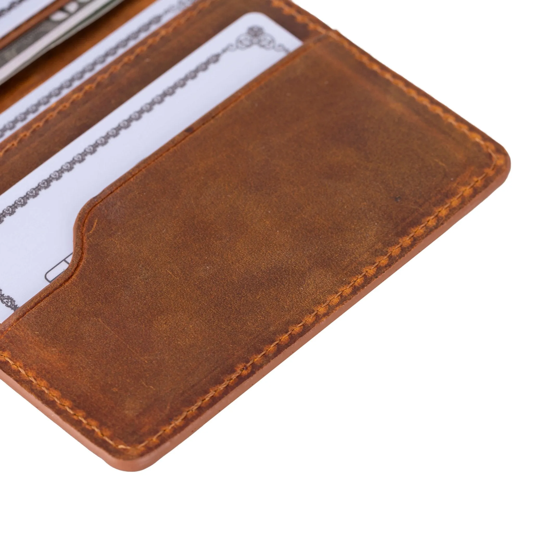 Dean Card Wallet, Golden Brown